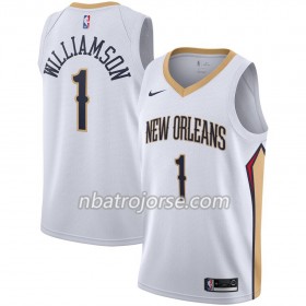 Män New Orleans Pelicans Tröja Zion Williamson 1 2019-20 Nike Association Edition Swingman